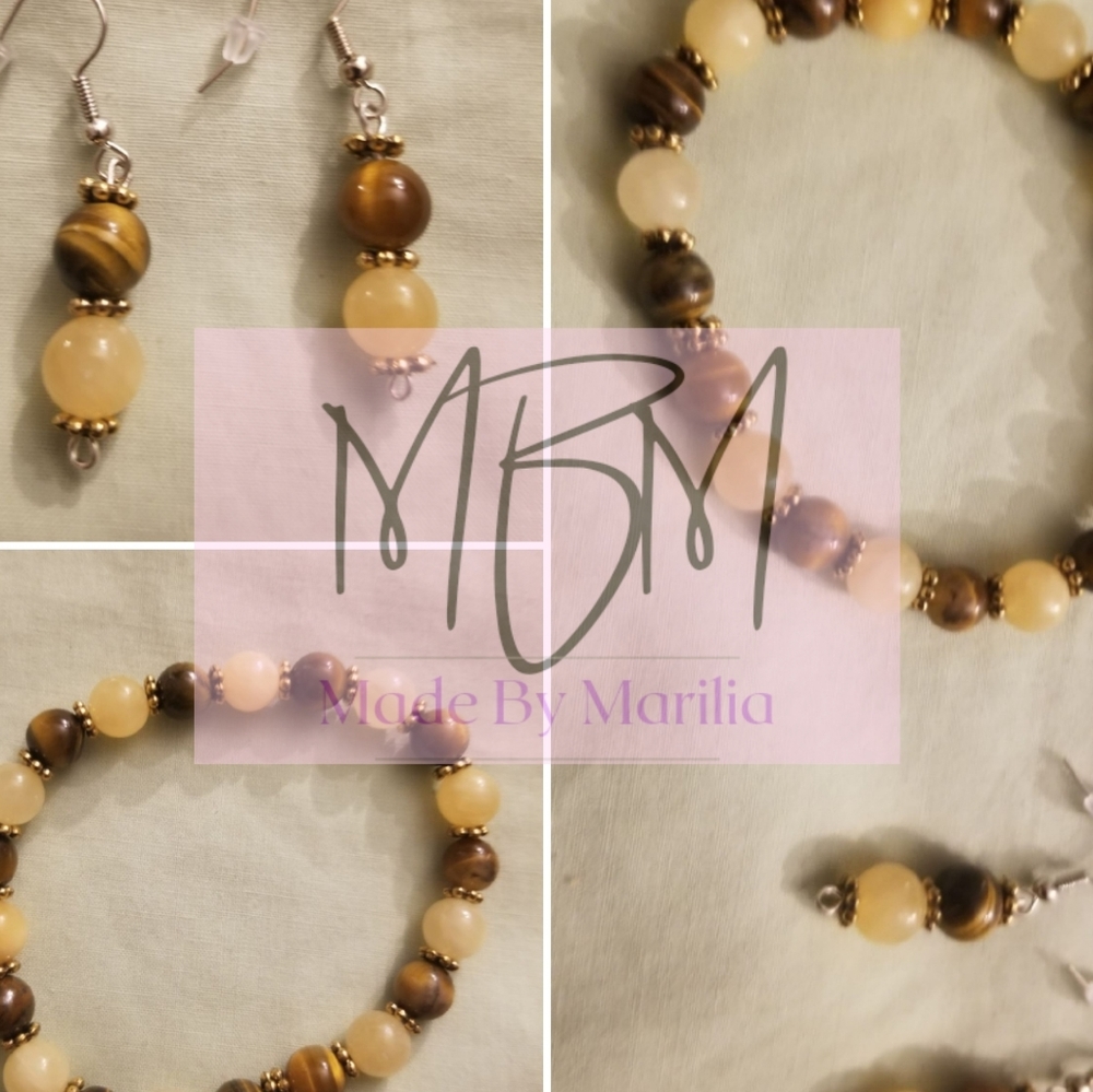 Handmade Bracelet and Earrings